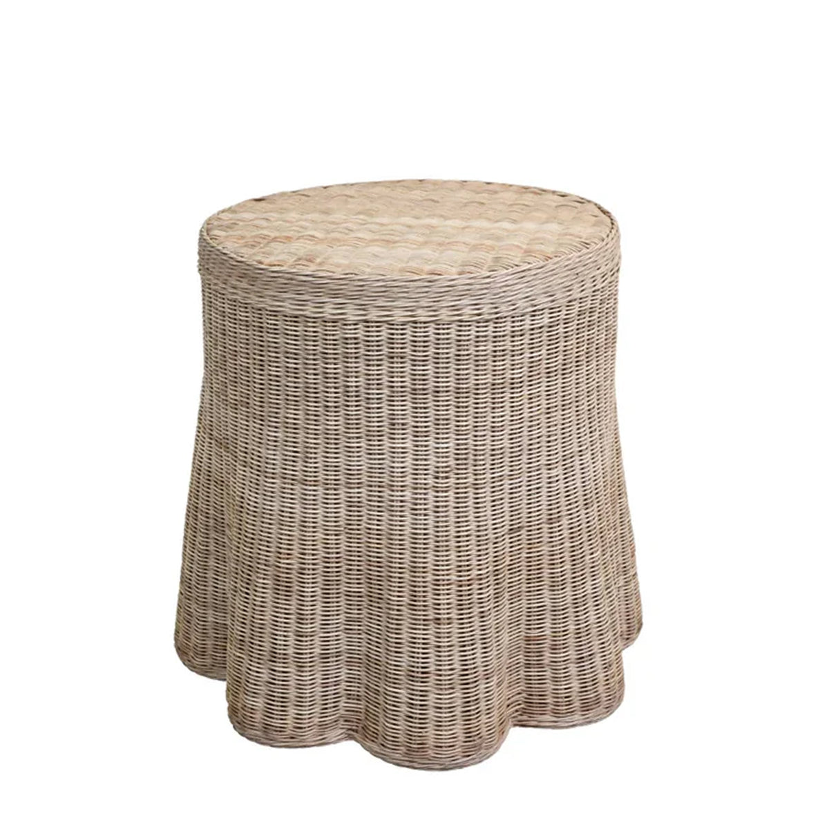 Scallop Round Side Table