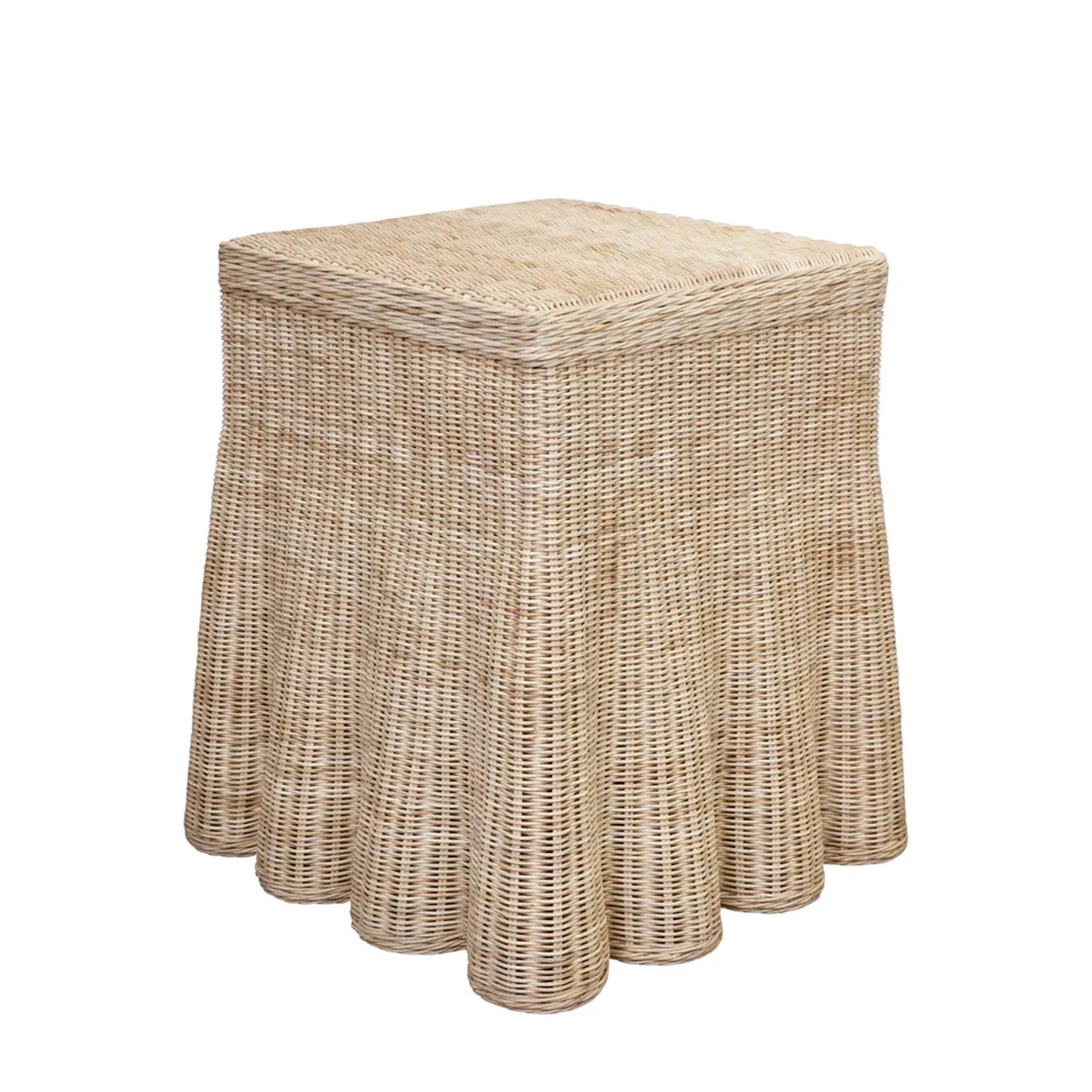 Scallop Square Side Table