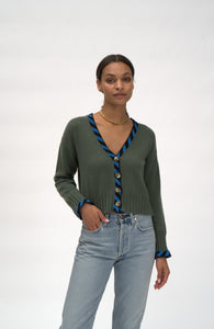 Cher Cardigan in Green