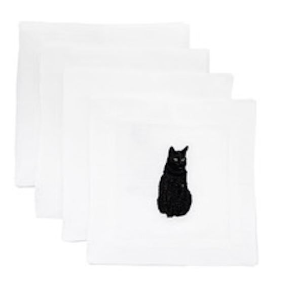 Black Cat Cocktail Napkins