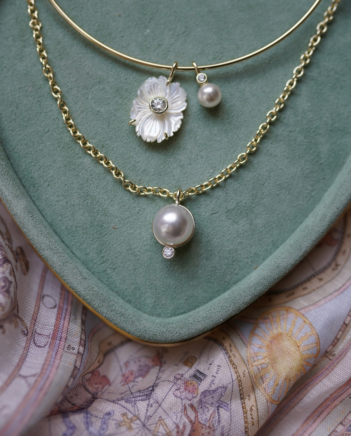 Petite Pearl Drop Charm