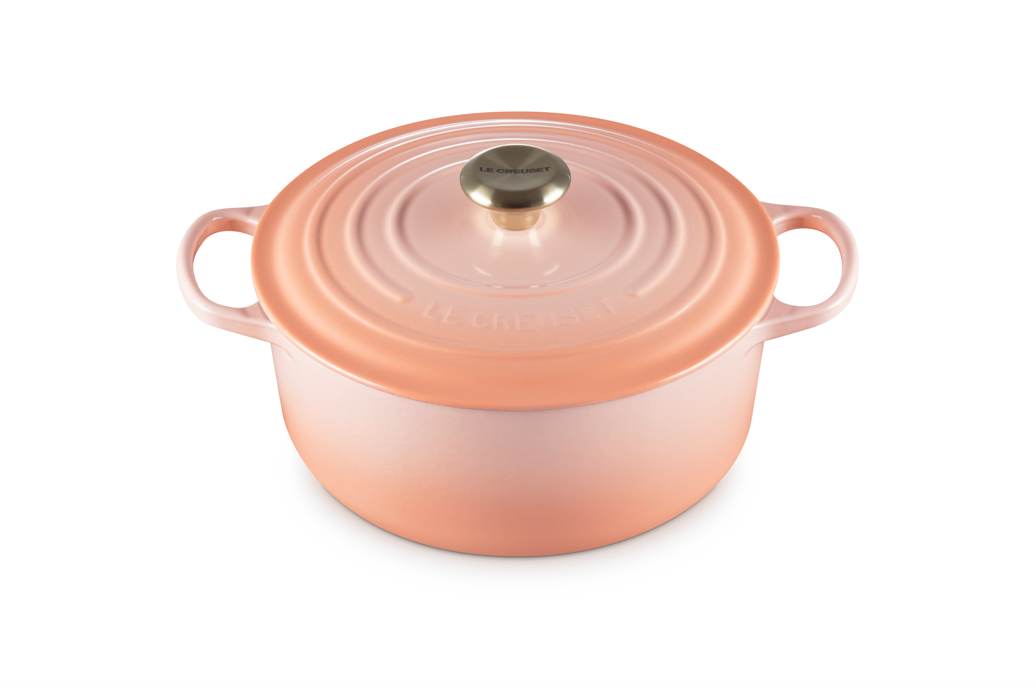 Signature Round Dutch Oven in Peche