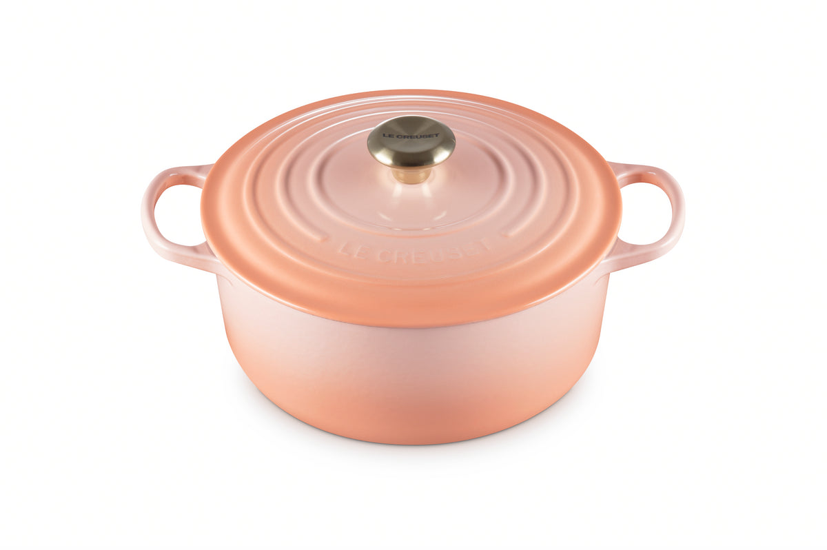 Signature Round Dutch Oven in Peche