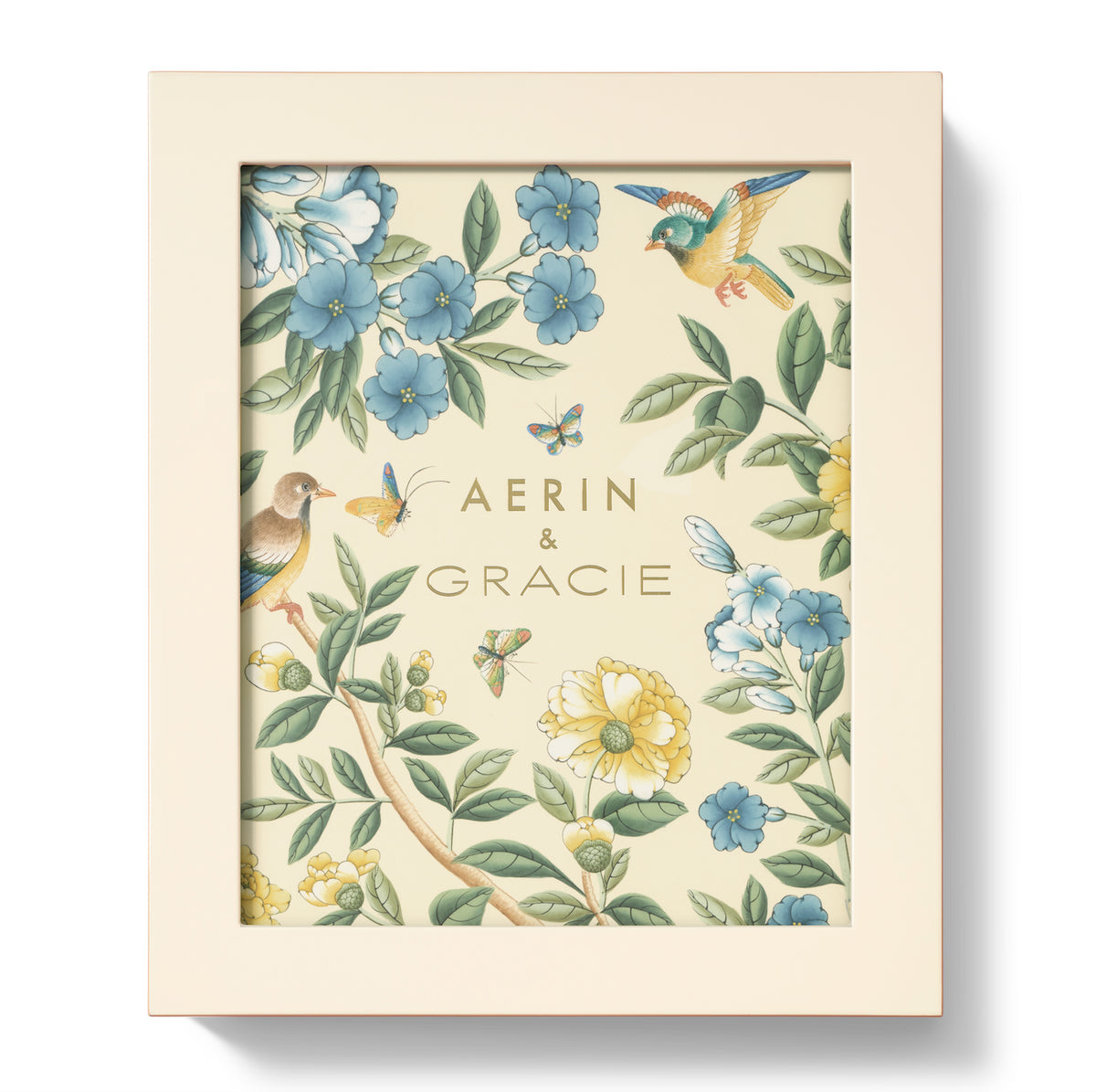 AERIN & Gracie Heathcote Lacquer Frame in Cream