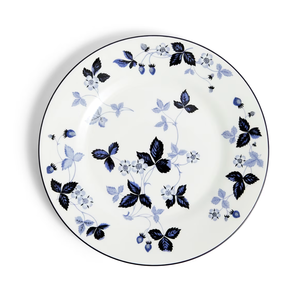 Wild Strawberry Inky Blue Side Plate 8.1in