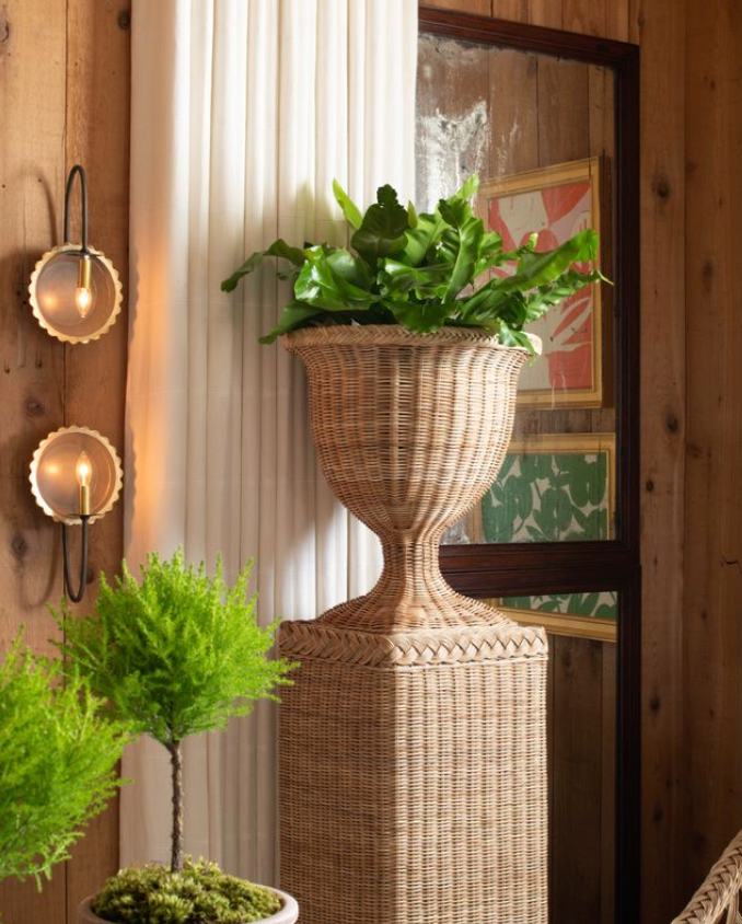 Outdoor Braided Urn