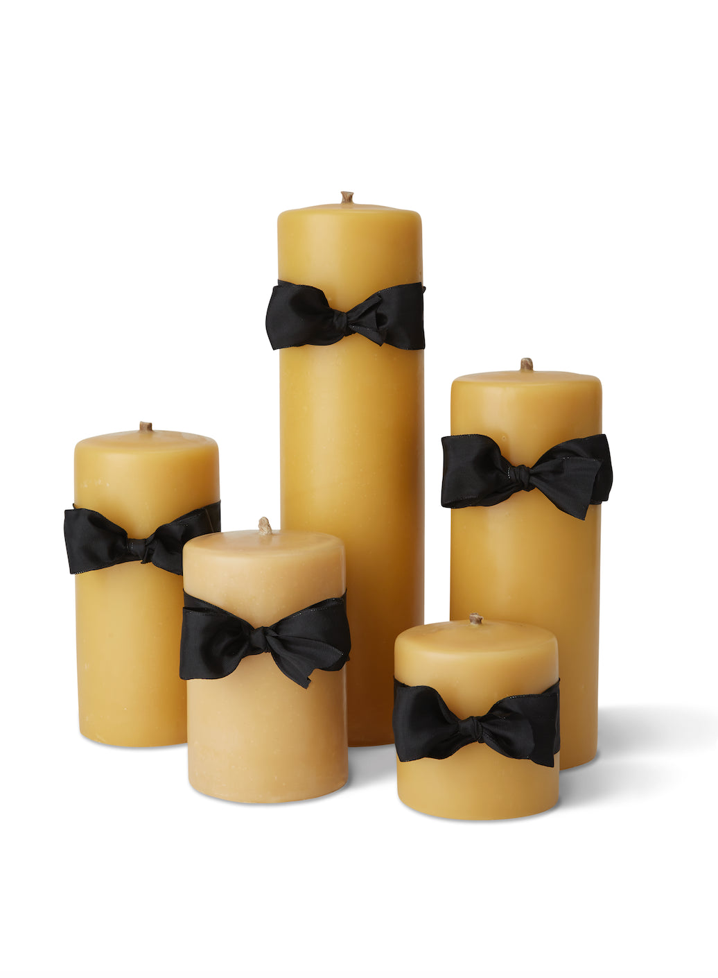 Beeswax Smooth Pillar Candles