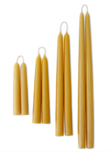 Beeswax Tapers, Set of 2