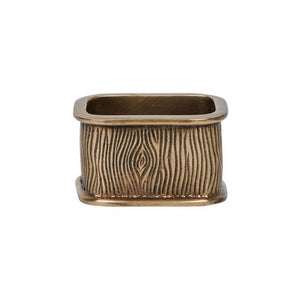 Blenheim Oak Napkin Ring in Brass