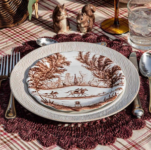 Country Estate Harvest Party Plate Assorted, Set of 4