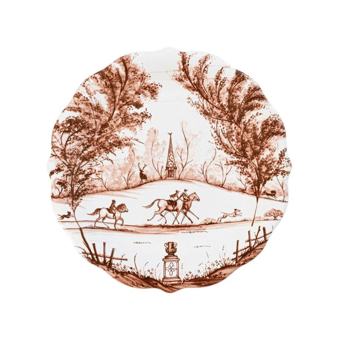 Country Estate Harvest Party Plate Assorted, Set of 4