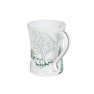 Country Estate Winter Frolic Mug in Evergreen