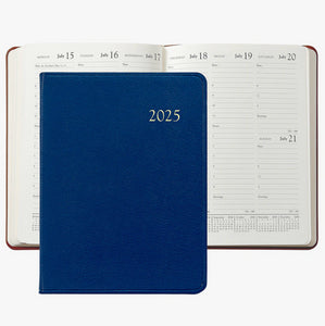 2025 Goatskin Leather Desk Diary