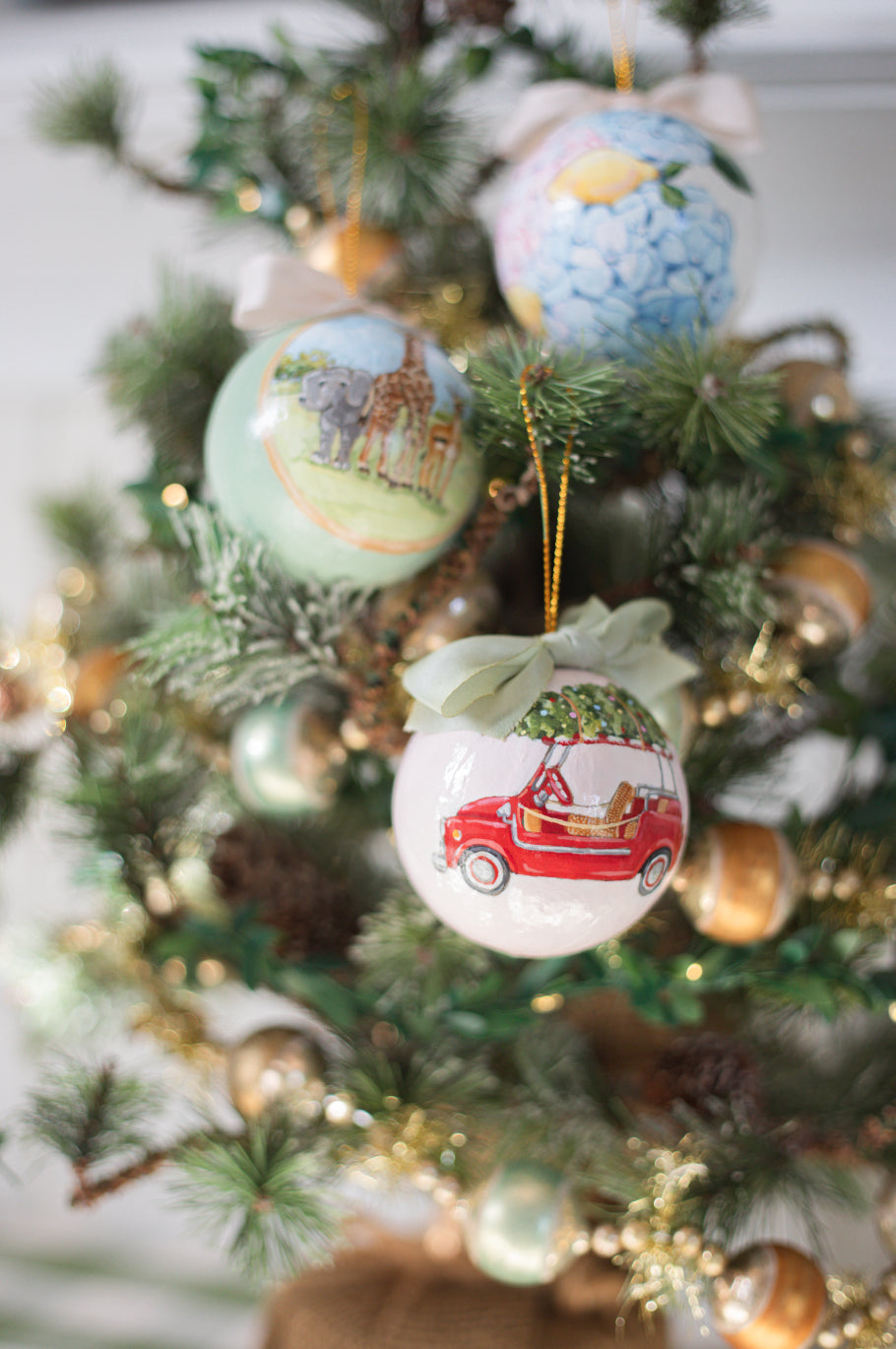 Meredith Hanson x Over The Moon Jolly Moke Car Bauble