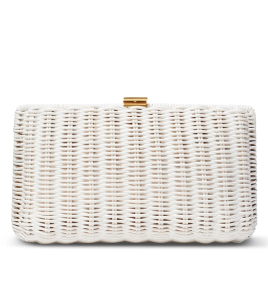 Adelina Wicker Clutch