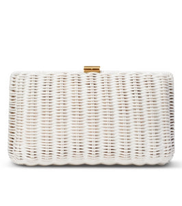 Adelina Wicker Clutch