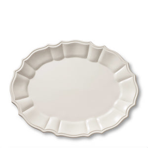 Arno Oval Platter in Cream