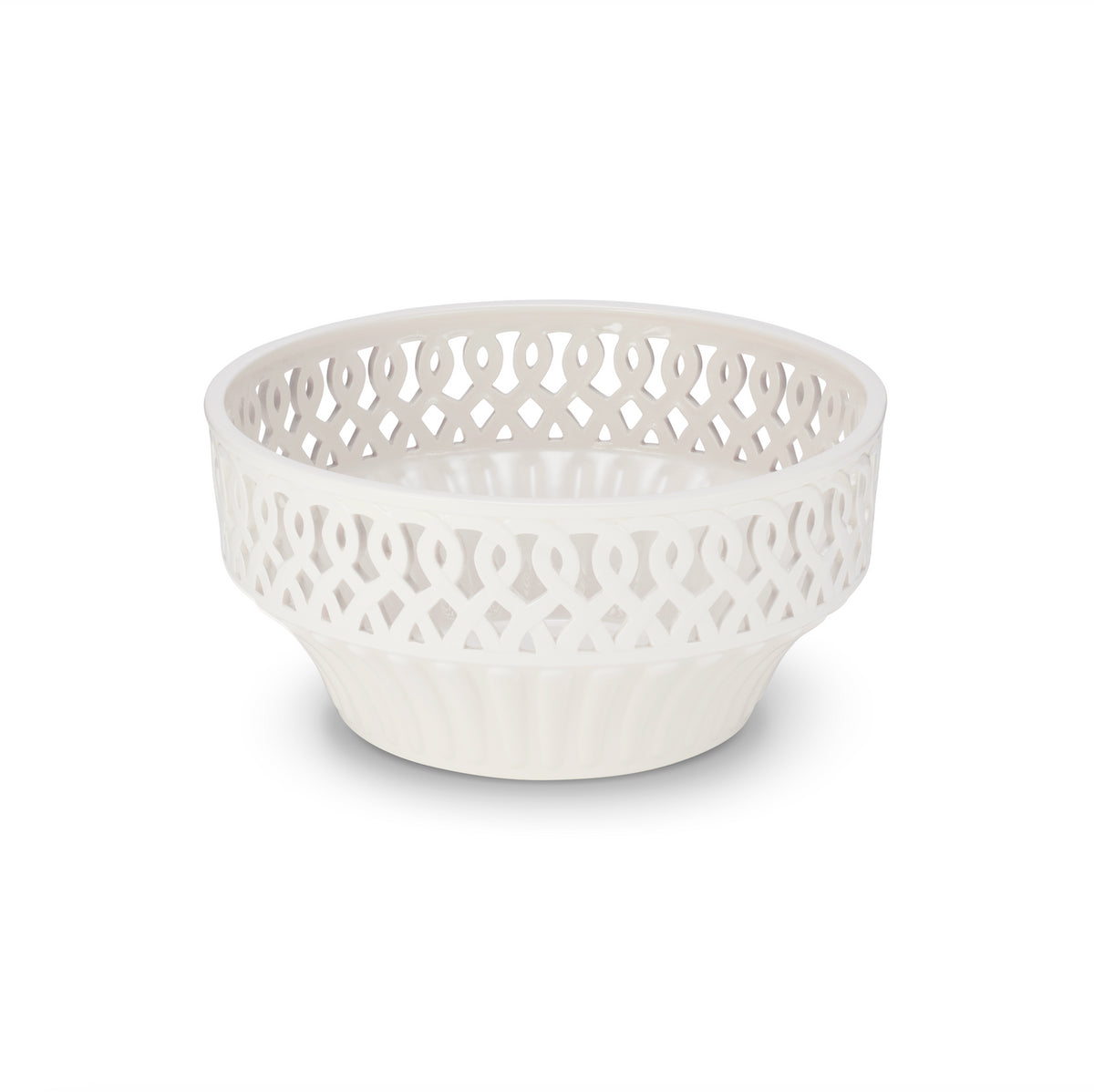 Paulette Fruit Bowl in Cream