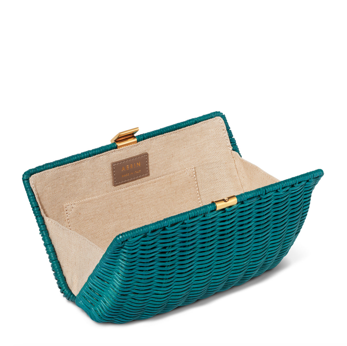 Adelina Wicker Clutch