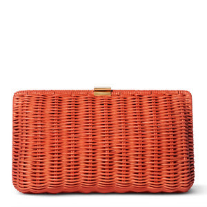 Adelina Wicker Clutch