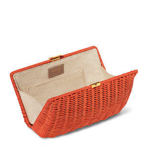 Adelina Wicker Clutch