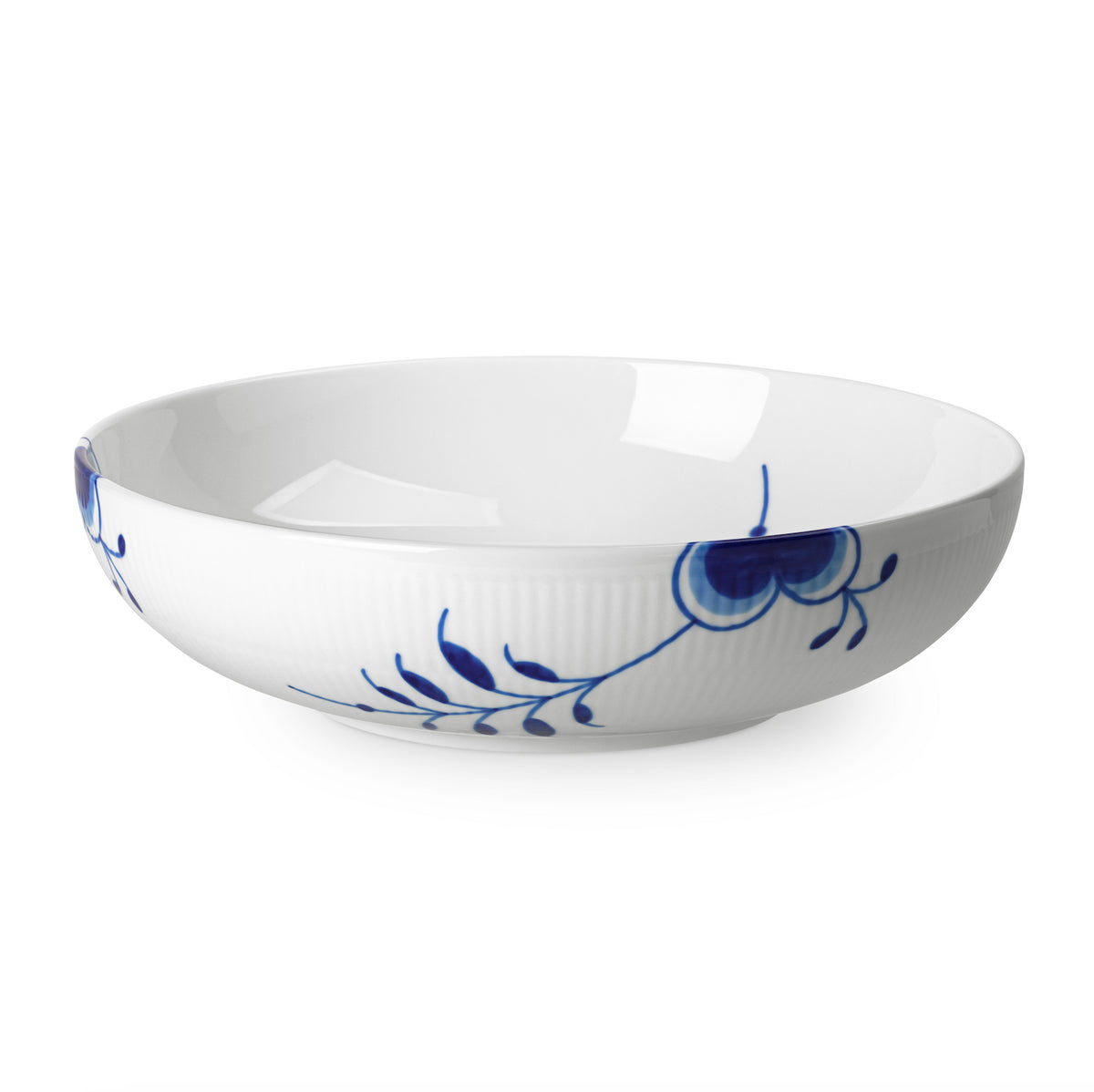 Blue Fluted Mega Bowl 240cl 27.5cm