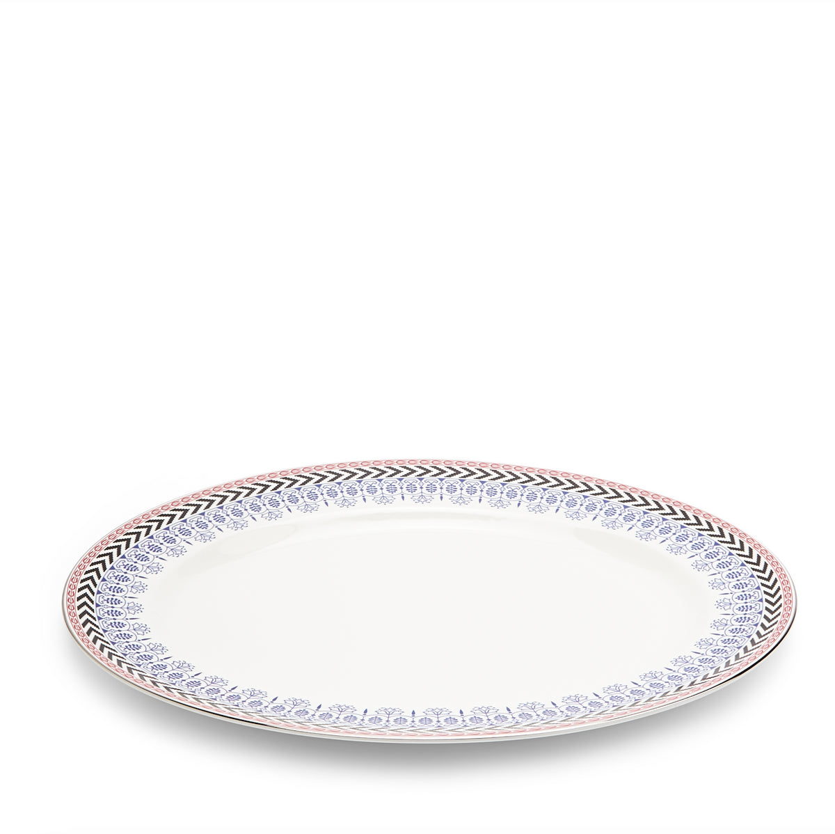 Festive Oval Platter 15.4in