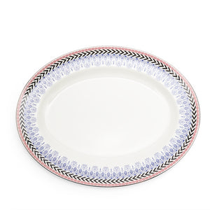 Festive Oval Platter 15.4in