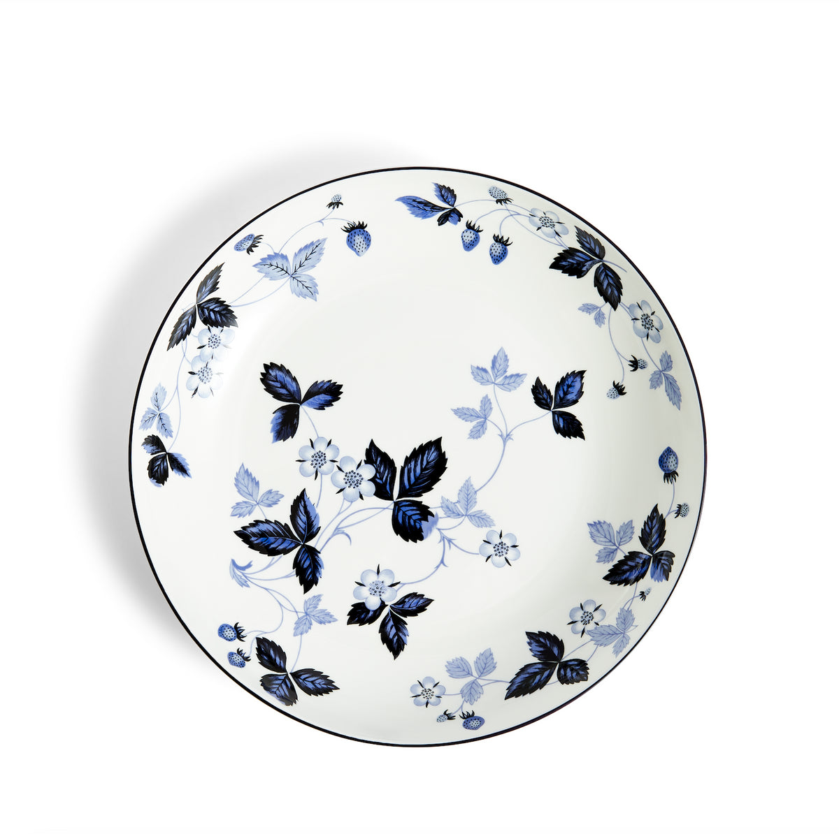 Wild Strawberry Inky Blue Pasta Bowl 9.4in