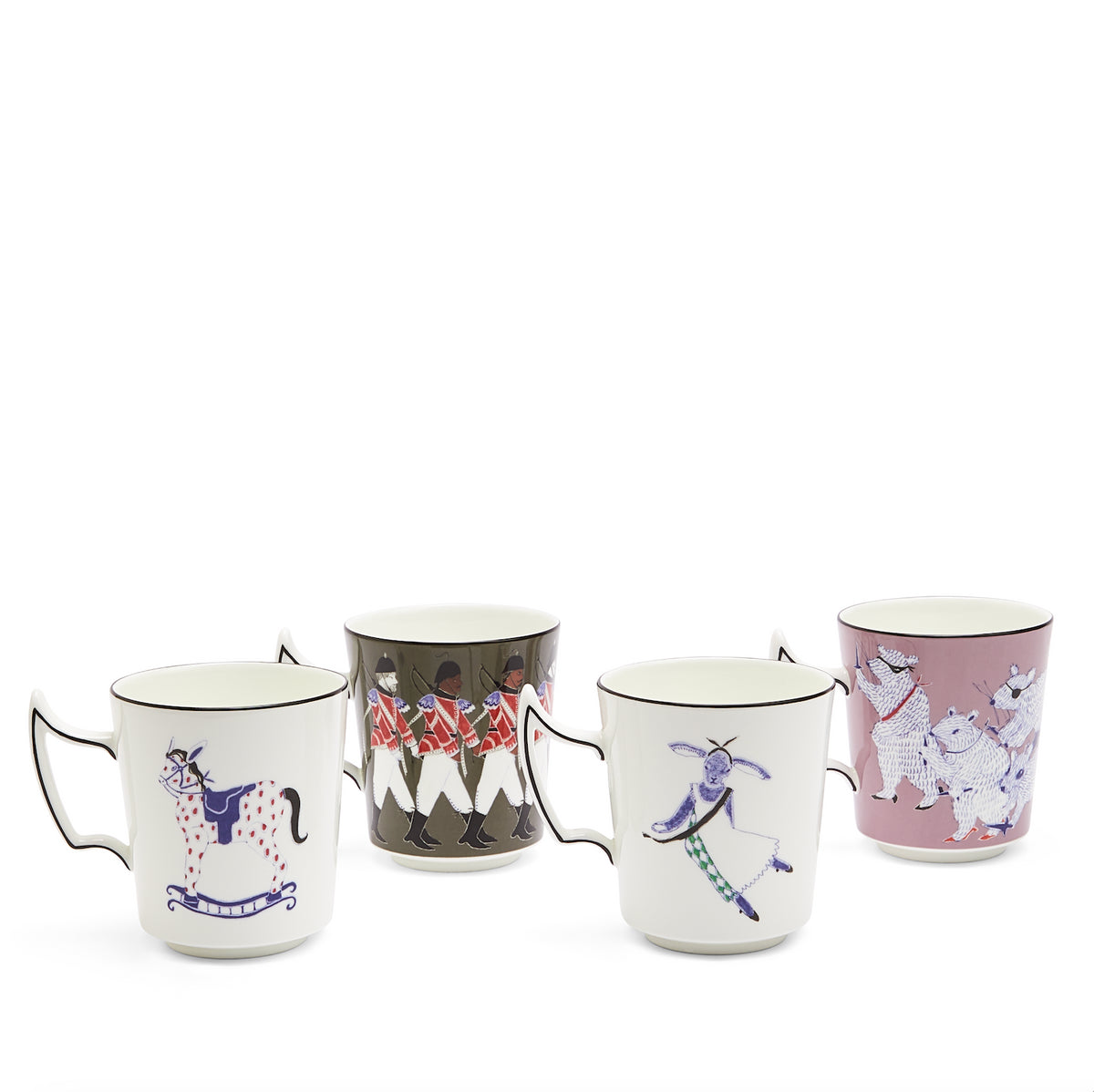 Nutcracker Mug, Set of 4