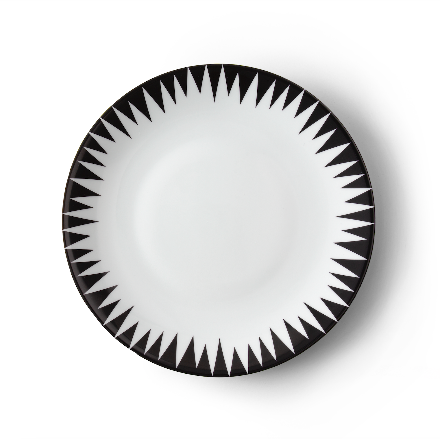 Black Punk Dinner Plate