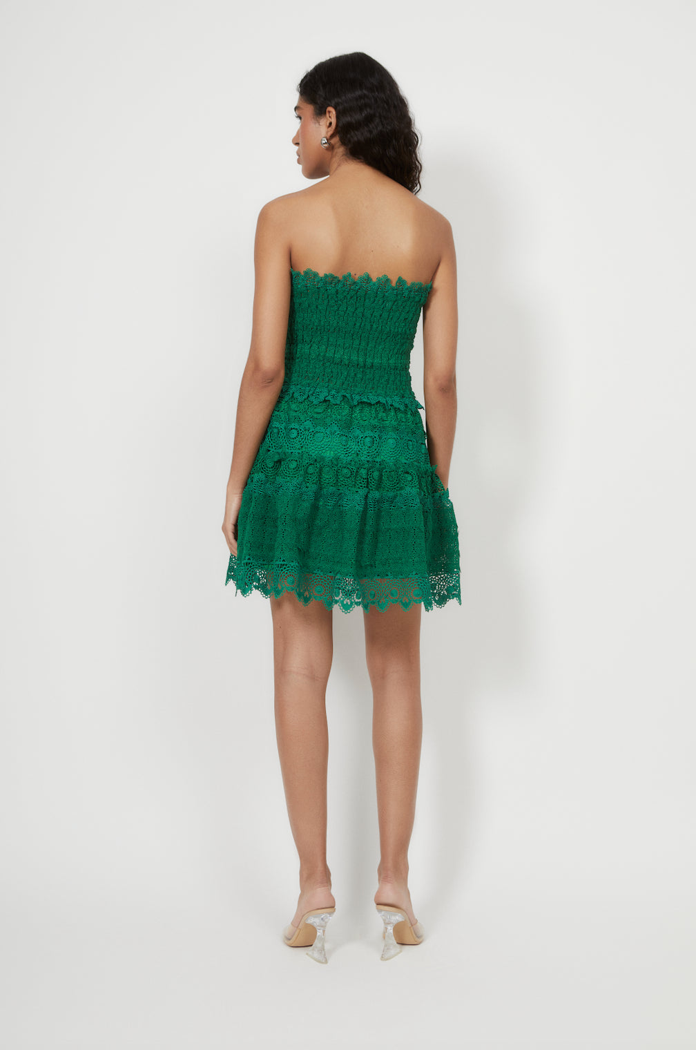 Cumbia Mini Dress Green