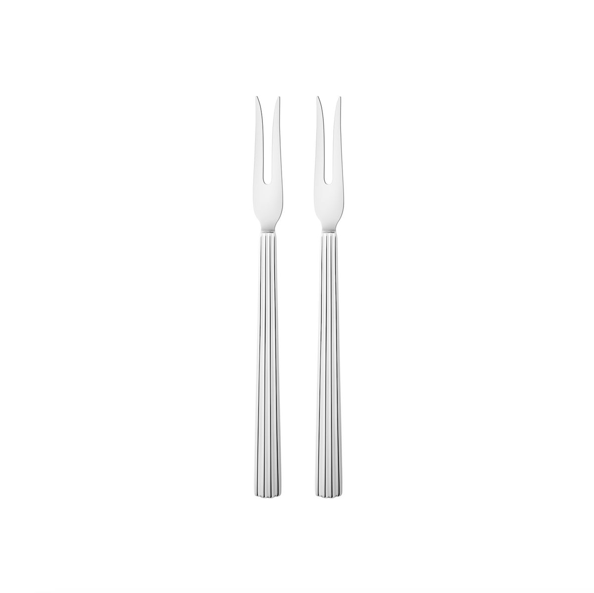 Bernadotte Cold Cut Fork Sterling Silver, Set of 2