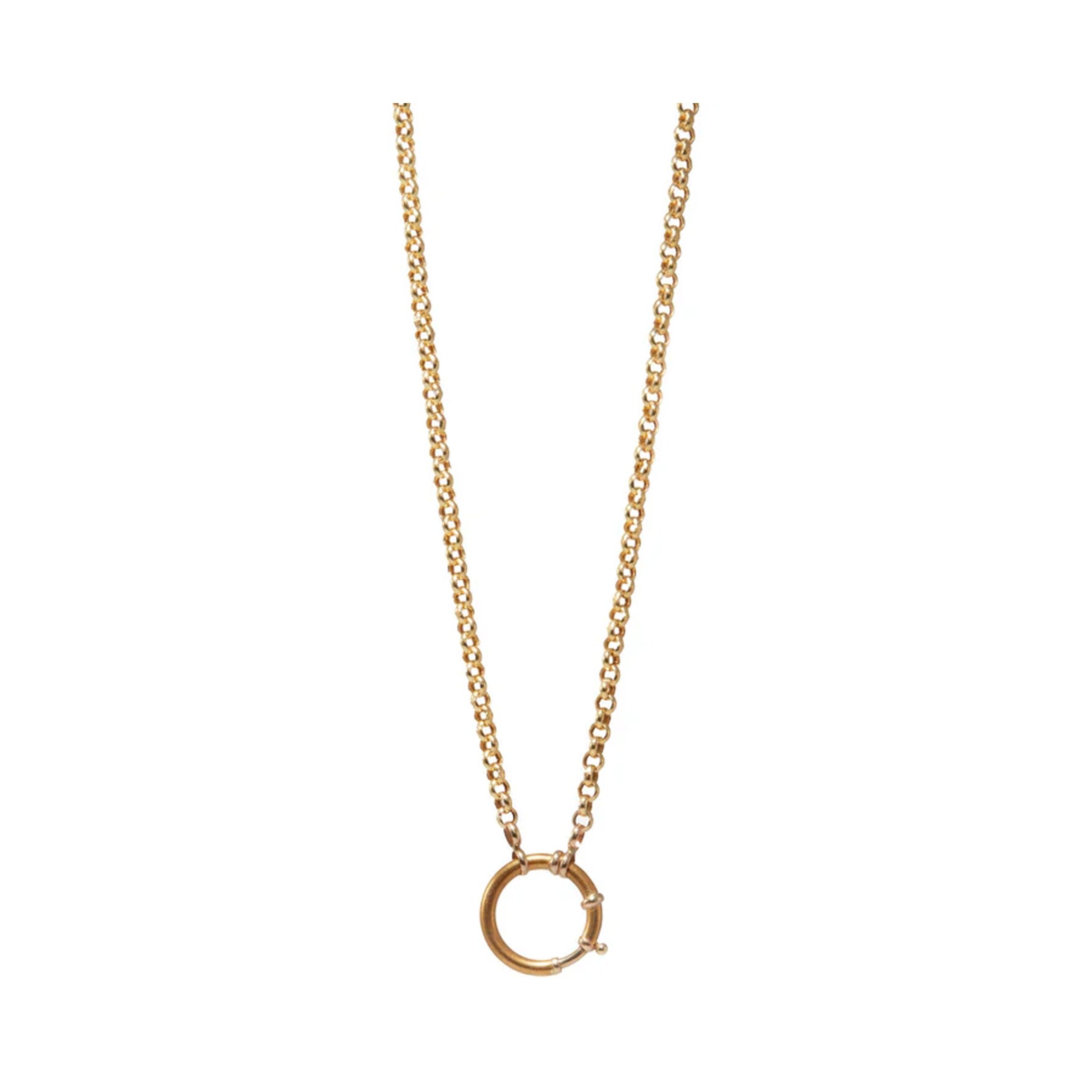 Small Belcher Chain with Bolt Clasp