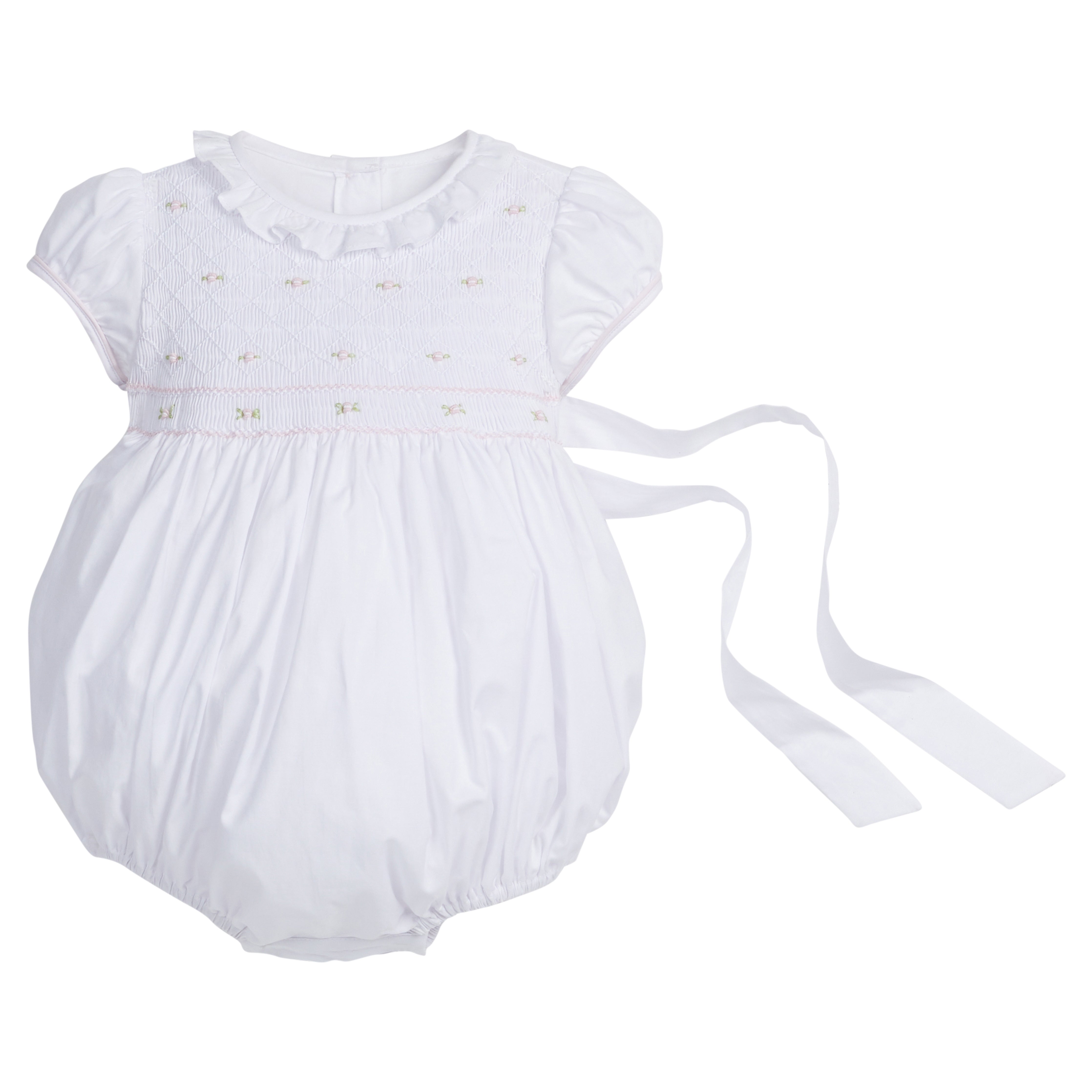 Smocked Claiborne Bubble Rosebuds