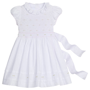 Smocked Claiborne Dress Rosebuds