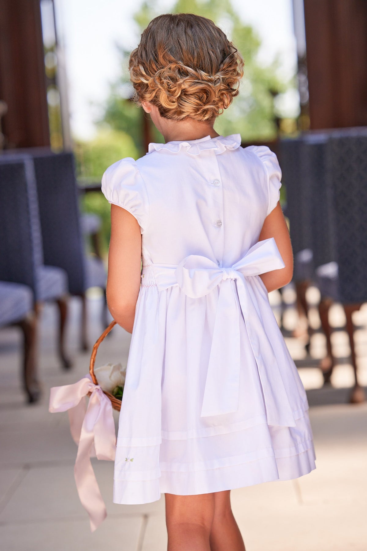 Smocked Claiborne Dress Rosebuds