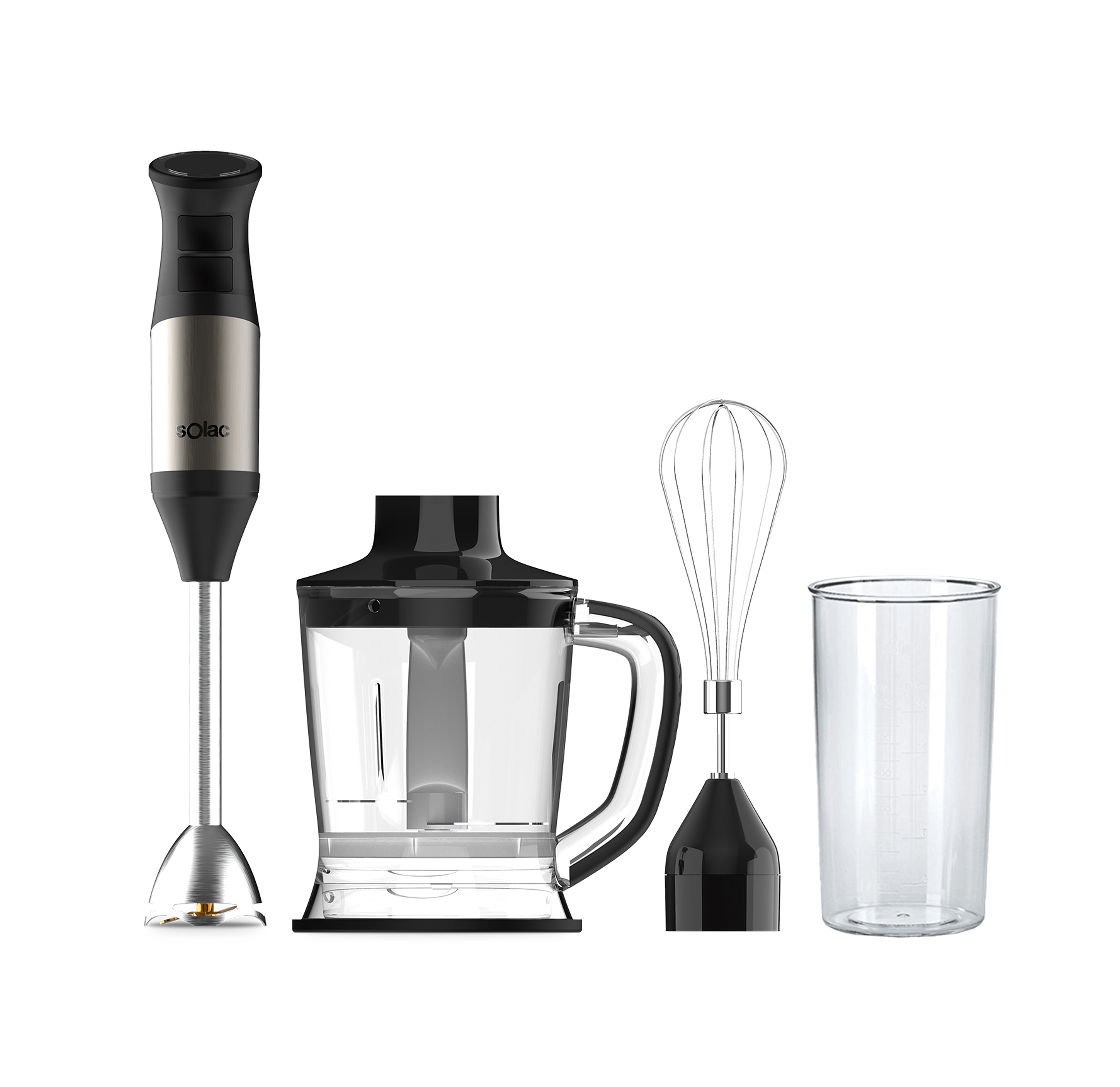 Professional Stainless-Steel 1000W Hand Blender With Accessories Kit