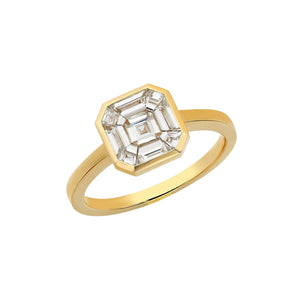 Solaire Levant Solitaire Diamond Ring