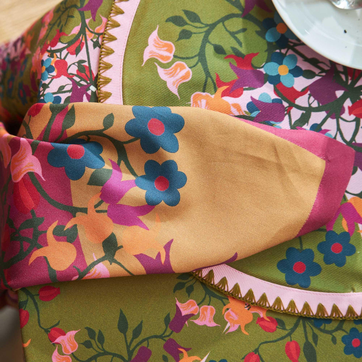 6 Napkins Blumen Orange - Sophie Williamson Design