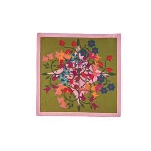 6 Napkins Blumen Green - Sophie Williamson Design