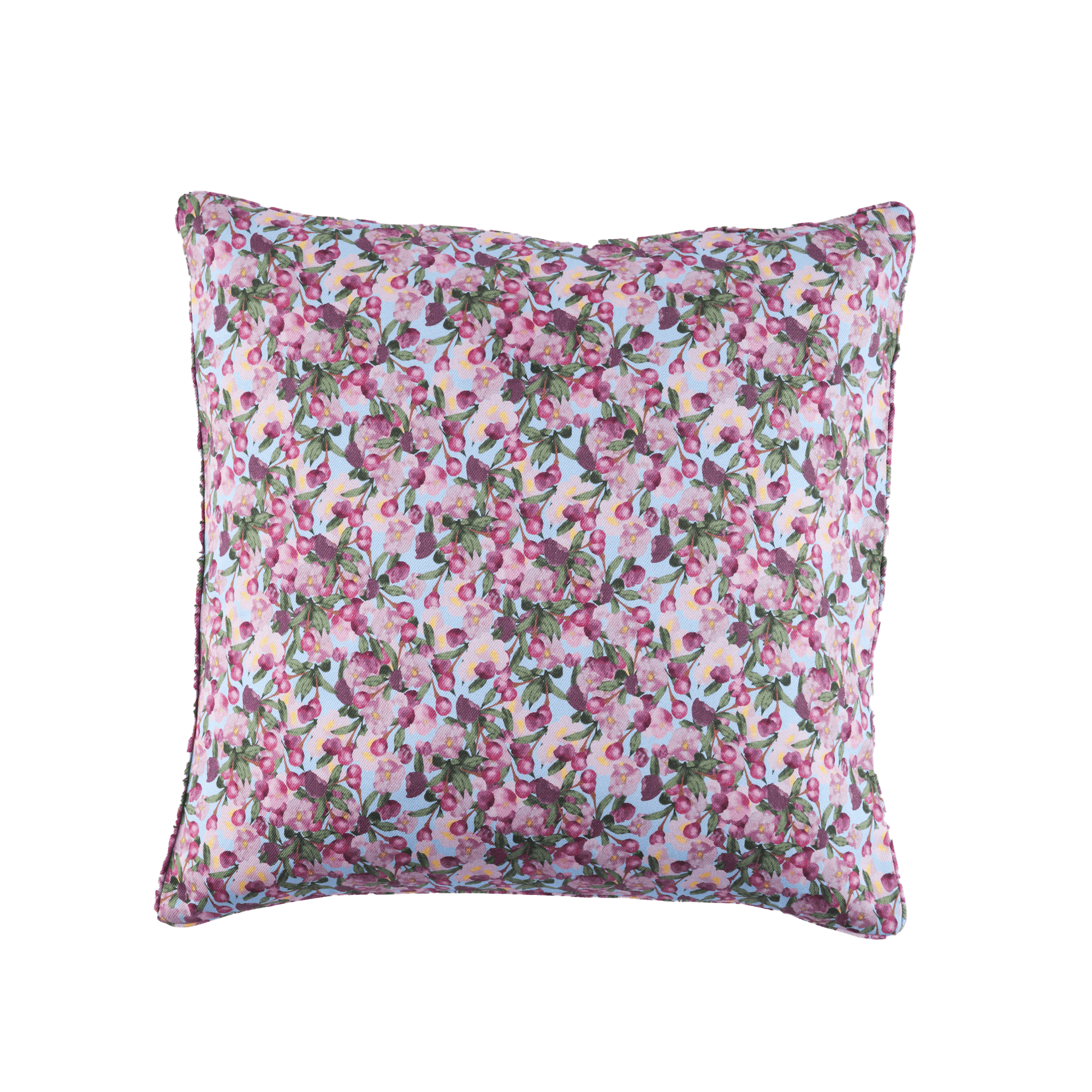 Square Pillow Cover Romance is Dead Blue - Sophie Williamson Design