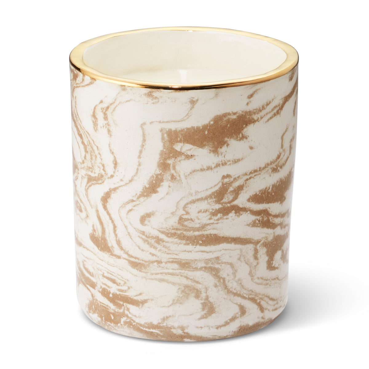 Sorrento Candle, Orange Blossom, Marbleized Sand