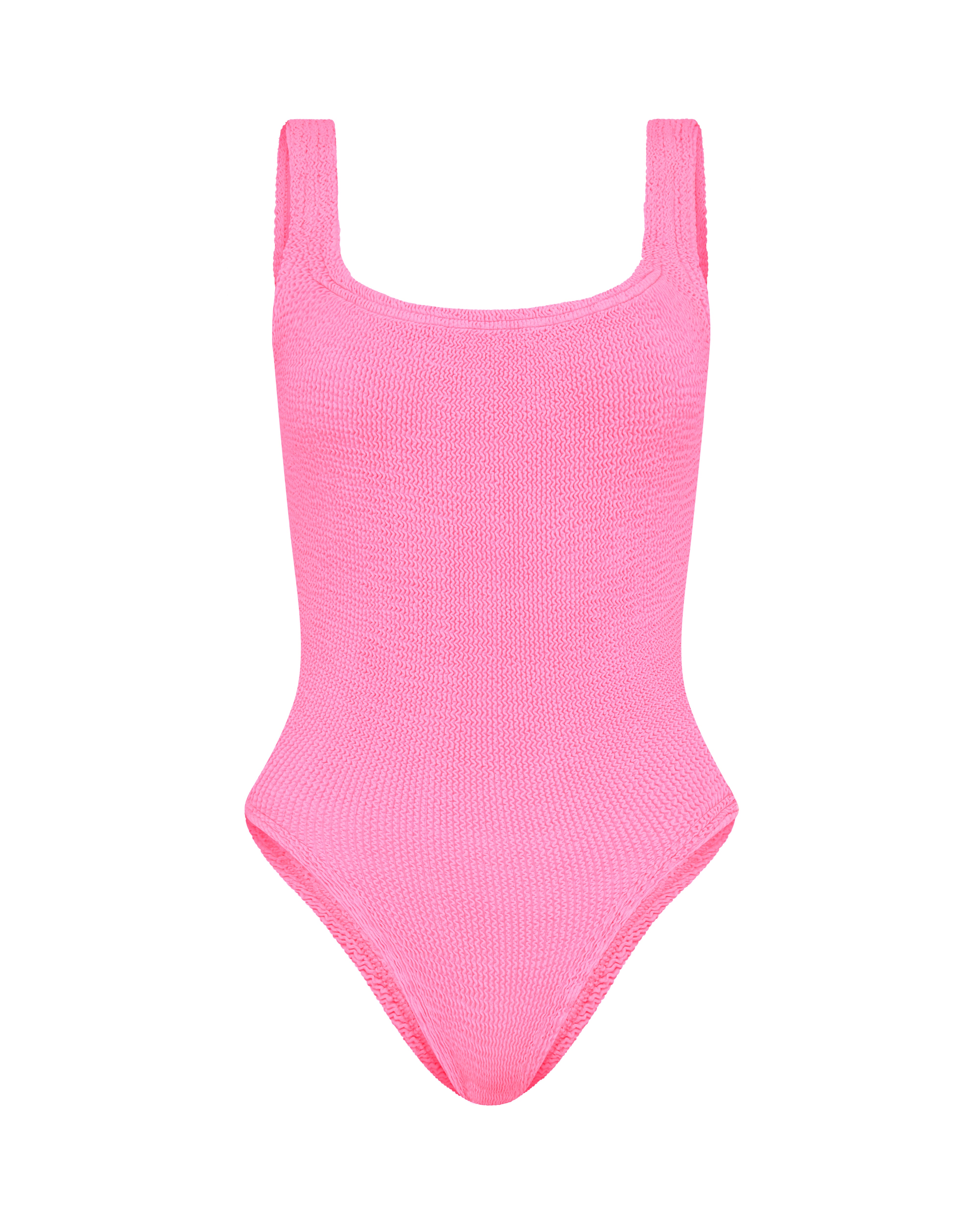 Square Neck Swimsuit in Bubblegum