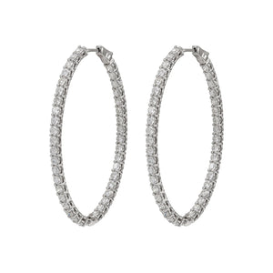 Starlight Grande Diamond Hoop Earrings