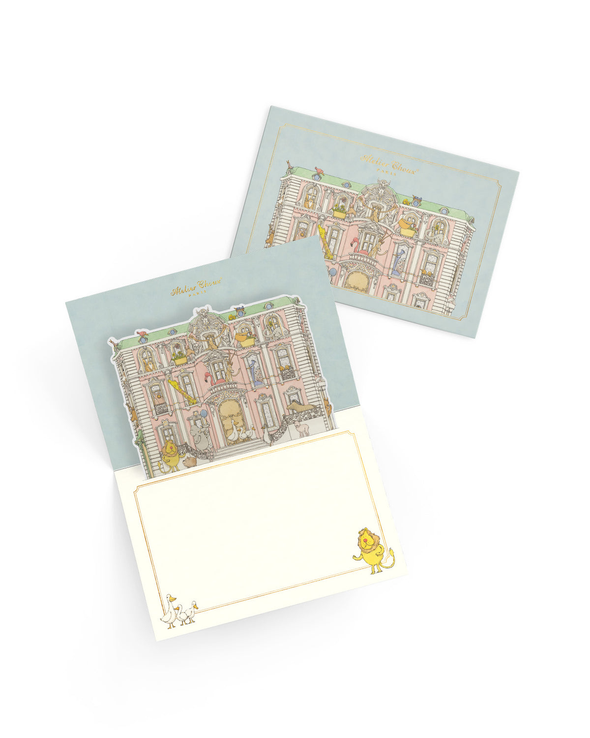 Monceau Mansion Pop-Up Stationery Set