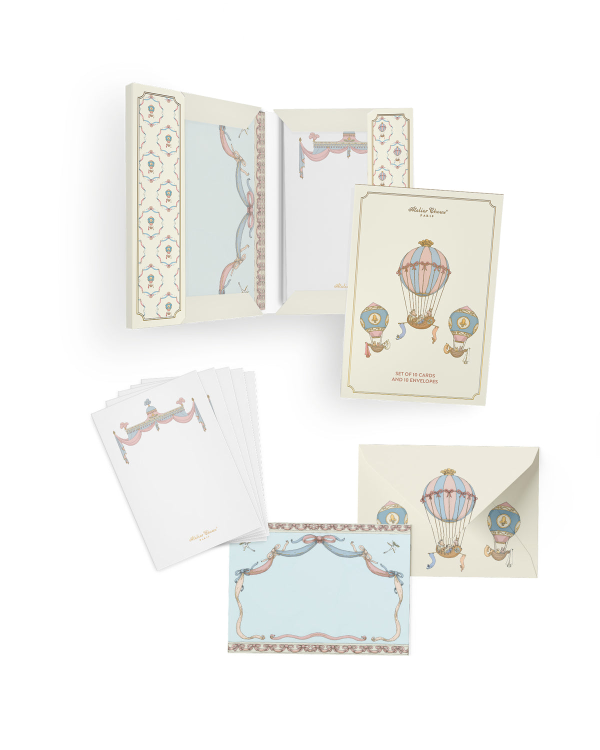 Renaissance Balloons Stationery Set