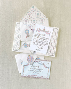 Renaissance Balloons Stationery Set