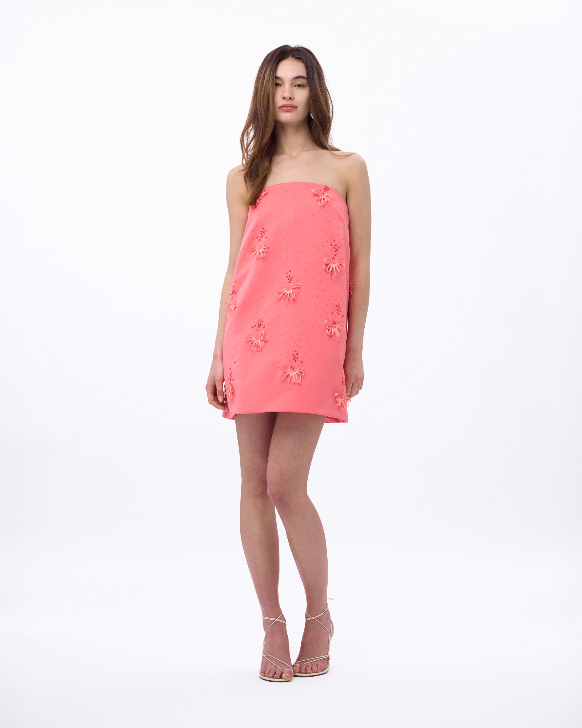 Stephanie Dress in Guava