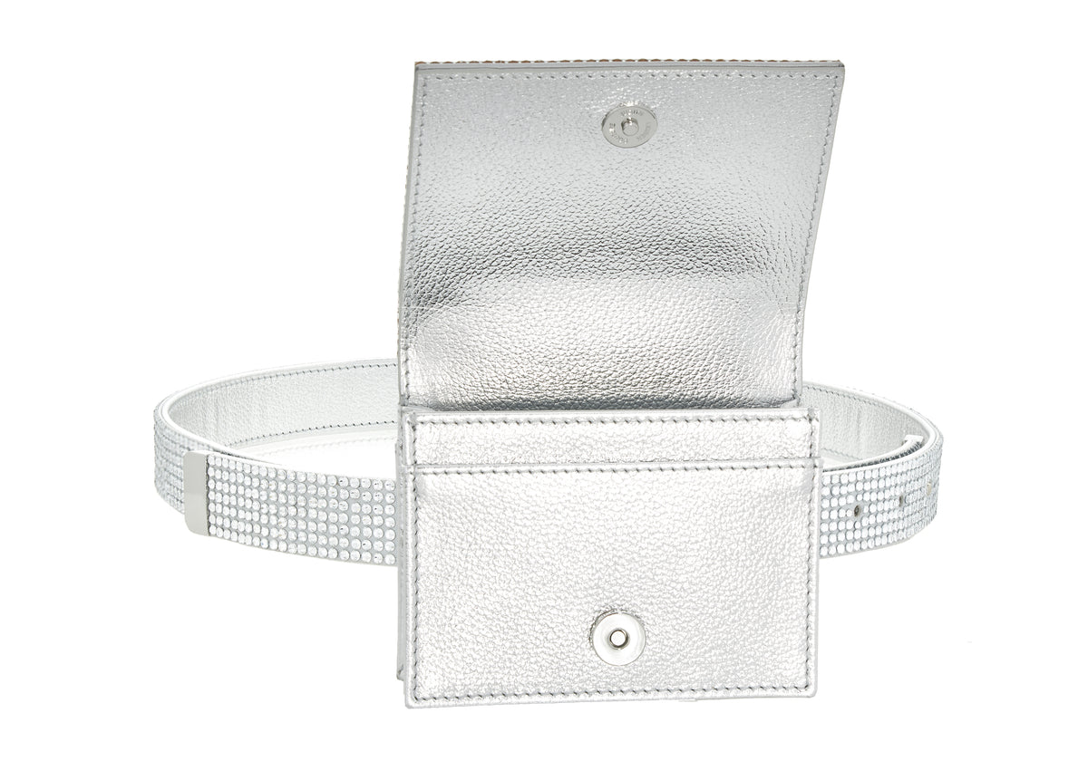 Belt Bag In Silver Rhine